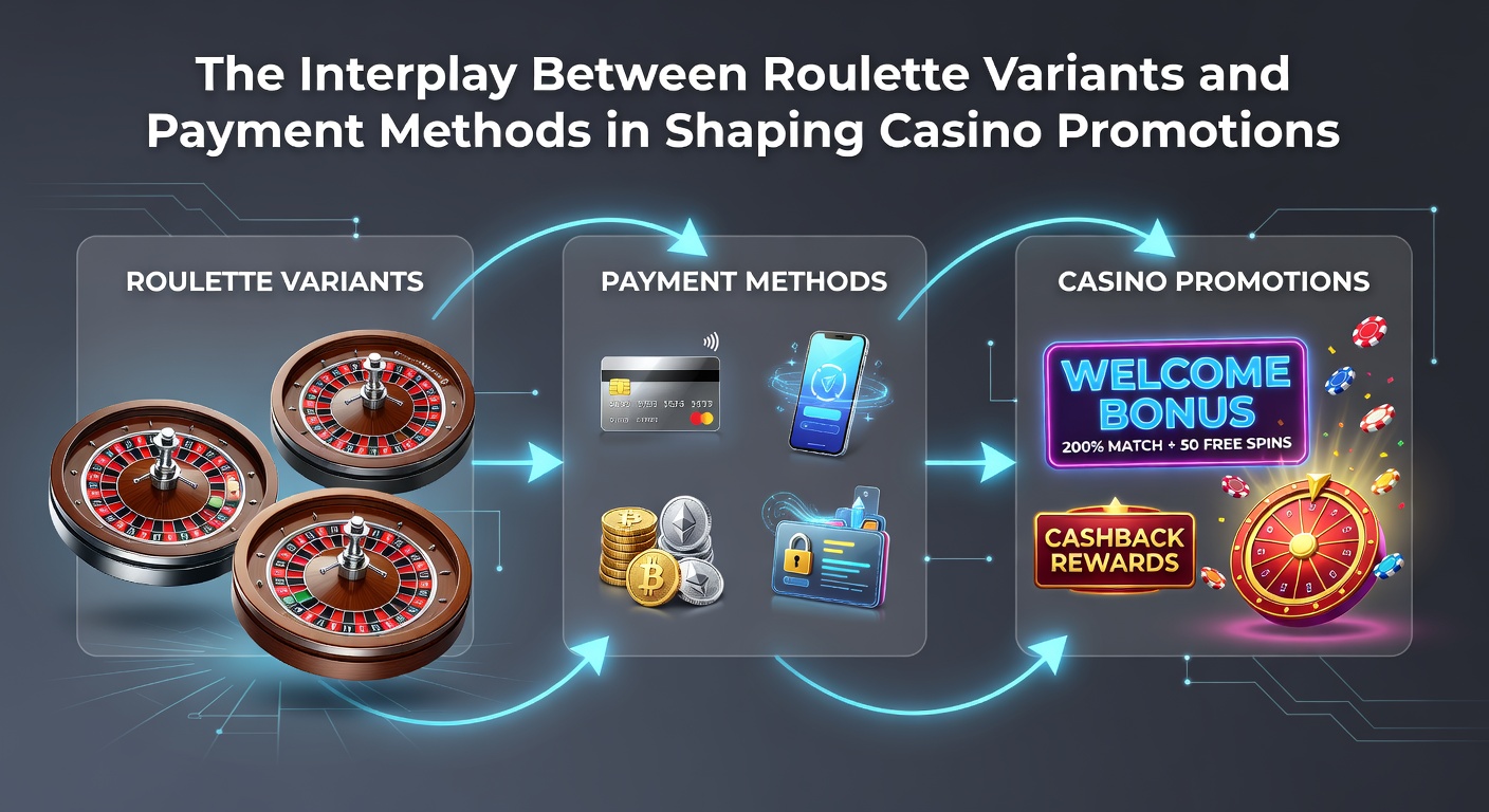 Roulette wheel and various payment method icons displayed on a casino interface